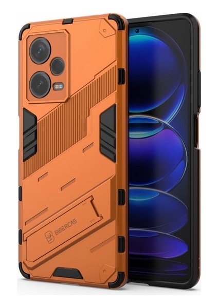 Xiaomi Redmi Note 12 Pro Plus 5g Sabit Pc+ Yumuşak Tpu Telefon Kılıfı Damla Geçirmez Kickstand Koruyucu Kapak (Yurt Dışından)