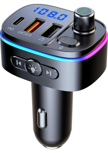 Araç Bluetooth Fm .0 Çift USB Hıı (Yurt Dışından)