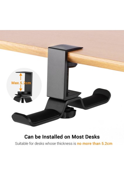 Evrensel Metal Kulaklık Çift Kulaklık Altında Askı (Yurt Dışından) fiyatları