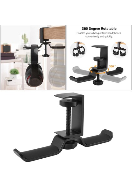 Evrensel Metal Kulaklık Çift Kulaklık Altında Askı (Yurt Dışından) indirimleri