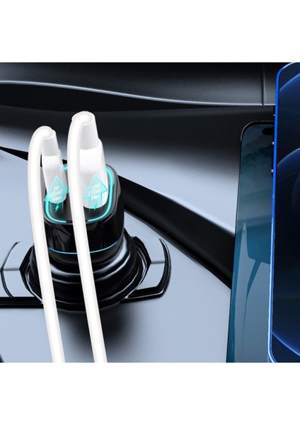 Hızlı Şarj Araç Şarj Cihazı, Minimal Serisi 20w Usb+ Usb-C / Type-C Hızlı Şarj Araç Şarj Cihazı (Yurt Dışından) modelleri