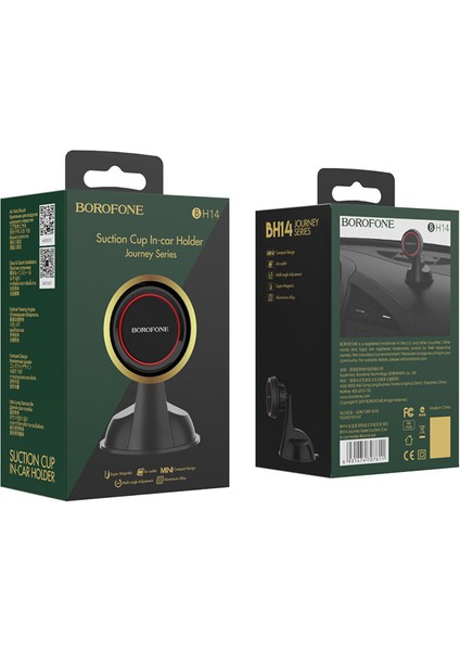 Borofone BH14 Vantuz Araç Içi Telefon Tutucu Evrensel Cep Telefonu Navigasyon Araç Merkezi Konsol Döner Bağlantı Aparatı (Yurt Dışından) fırsatları