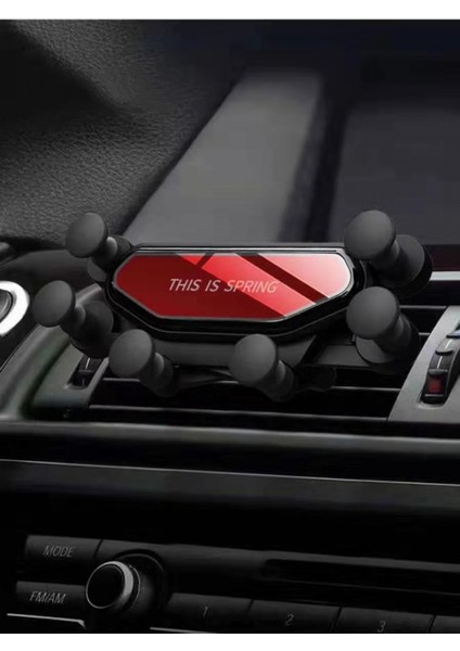 Telefon Tutucu Araba [yükseltme Klipsi Asla Düşmez] Araç Telefonu Tutucu Montajı Otomobil Hava Firar Eller Serbest Araba Için Cep Telefonu Tutucu Tüm Araç Montajı Için Fit iPhone A (Yurt Dışından)