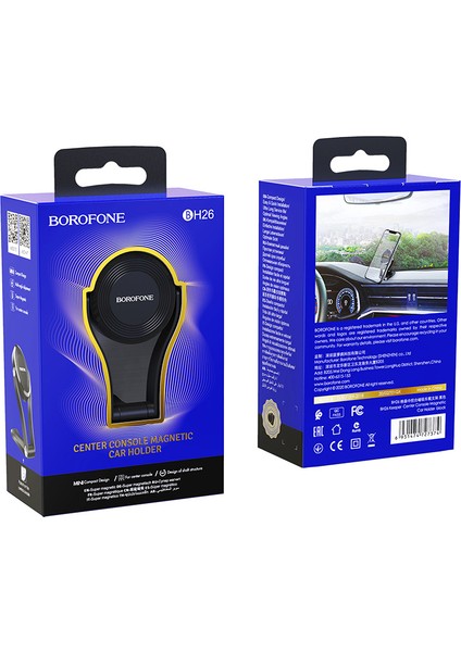 Borofone BH26 Gerson Orta Konsol Manyetik Emme Araç Içi Telefon Tutucu Araba Cep Telefonu Navigasyon 4 Manyetik Emme Braketleri (Yurt Dışından) fırsatları