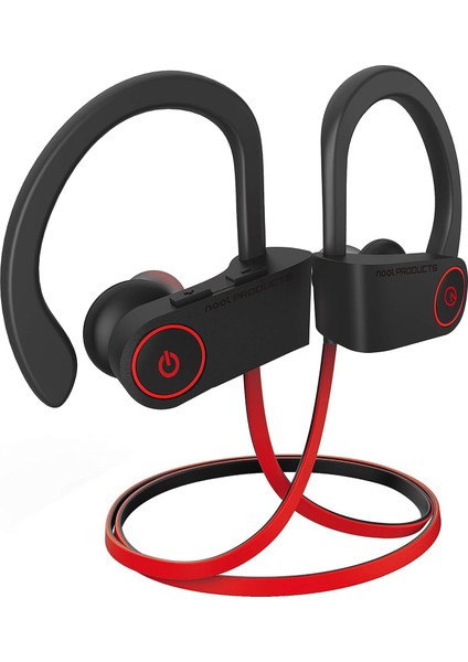 NP11 Wireless Earphones Bluetooth In-Ear Headphones With Mic, Volume & Remote Control Ipx7 Sweatproof Earbuds For Sports, Workout, Running, Gym (Black) (Yurt Dışından)