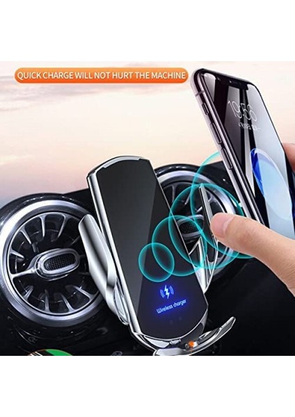 iPhone 11 ve Üzeri Için Otomatik Açma/kapama Özellikli Minesk Kablosuz (15W) Kablosuz Araç Şarj Cihazı Kırmızı (Yurt Dışından)