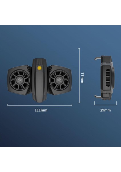 Cep Telefonu Çift Soğ Fanı Taşınabilir Soğ Levhası (Yurt Dışından)