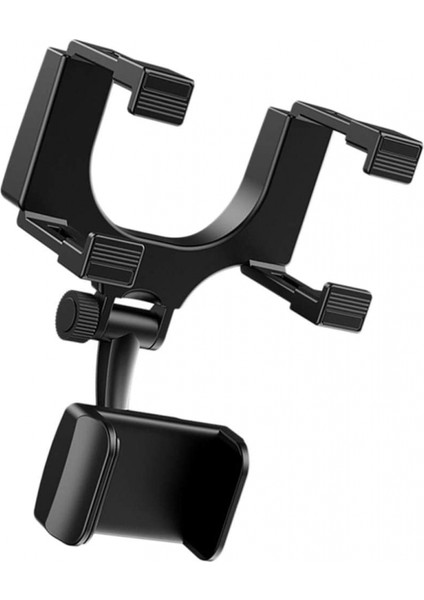 Araba Dikiz Aynası Cep Telefonu Standları Navigasyon Braketi Ayarlanabilir Teleskopik Cep Telefonu Tutucu Snap-On Cep Telefonu Tutucu (Yurt Dışından)