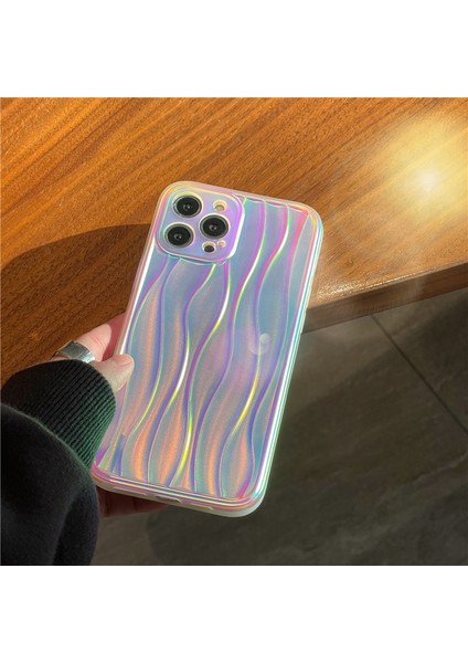 iPhone 12 Pro Max Için Lazer Dalga Desenli Apple Telefon Kılıfı (Yurt Dışından) indirimleri