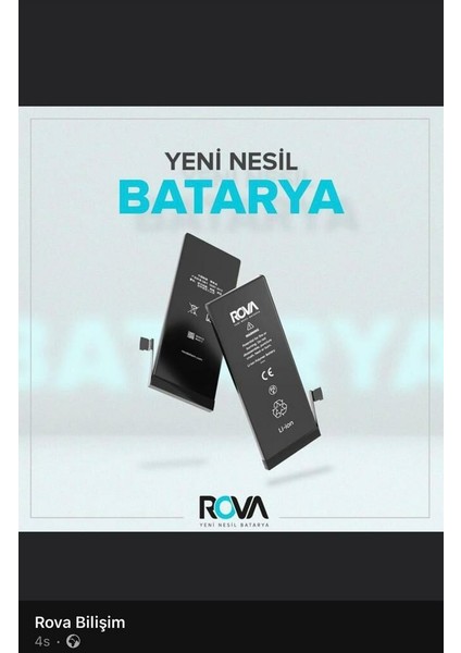 Cep Tel Batarya Iphone 6 Plus - 6s Plus Rova Garantili fırsatları