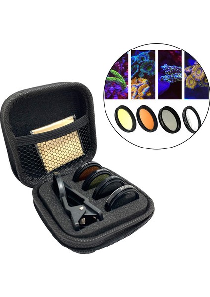 Akıllı Telefon Lens Filtresi Akvaryum Tankı Telefon Için 10X10X5CM A (Yurt Dışından)