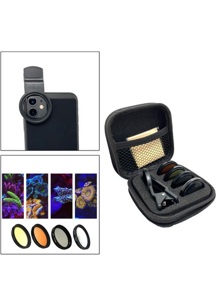 Akıllı Telefon Lens Filtresi Akvaryum Tankı Telefon Için 10X10X5CM A (Yurt Dışından) fırsatları