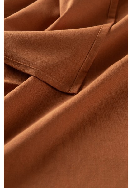 Premium | Keten Tarçın Masa Örtüsü 140 x 180 Cm