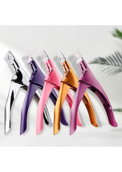 Pembe Sahte Tırnak Kesici Profesyonel Tırnak Makası Düz Kenar Akrilik Tırnak Makası Ipuçları Manikür Kesici Giyotin Kesim Yanlış Çivi (Yurt Dışından) indirimleri