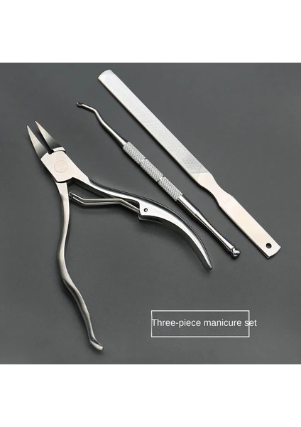 3 Adet Set Yeni Tırnak Kesici Batık Tırnak Makası Manikür Makası Tırnak Eti Ayak Tırnak Makası Paslanmaz Çelik Pedikür Kesiciler Manikür Için (Yurt Dışından)