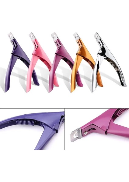 Pink1 1 Adet Profesyonel Tırnak Sanat Makası U Kelime Yanlış Ipuçları Kenar Kesiciler Manikür Paslanmaz Çelik Yanlış Akrilik Ipuçları Makas Giyotin (Yurt Dışından) fırsatları