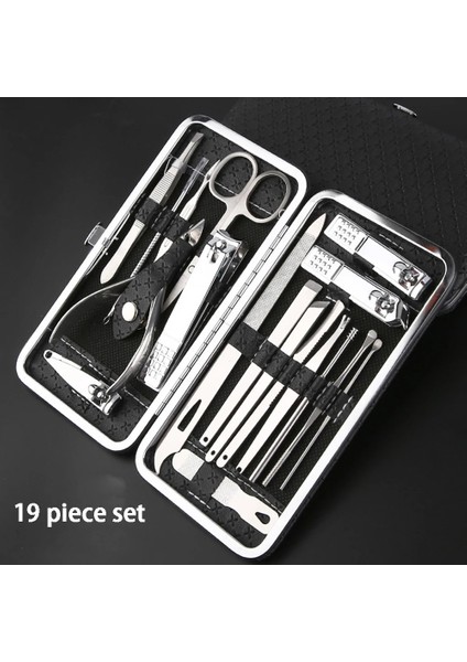 F Mavi 19 Adet Tırnak Makası Seti Çivi Oluk Onarım Ayak Tırnağı Ölü Cilt Pense Aracı Ev Manikür Dosyaları Pedikür Ürünleri Aksesuarları (Yurt Dışından) modelleri
