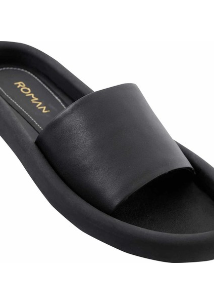 Lastik Tabanlı Kadın Terlik Siyah Y2283203_001 indirimleri