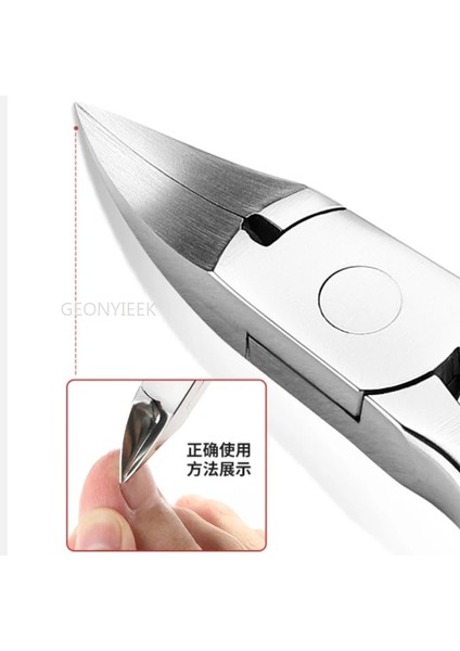 Siyah B Yeni Ayak Tırnağı Makası Ölü Cilt Kaldırma Tırnak Batık Makası Tırnak Eti Makası Tırnak Kesici Paronişi Araçları Pedikür Manikür (Yurt Dışından) indirimleri