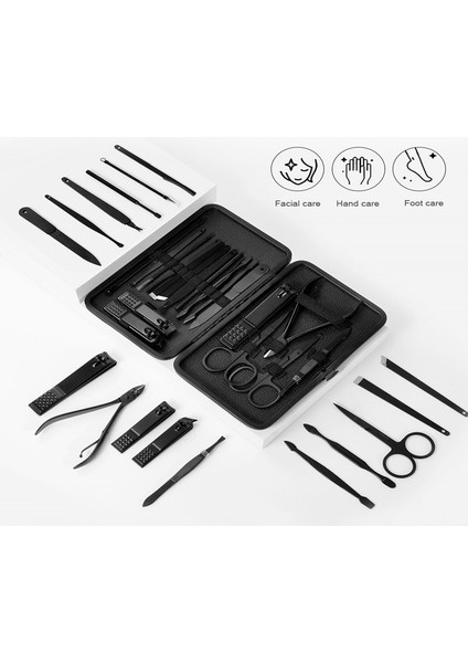 18 7/10/12/16/18 Adet Taşınabilir Paslanmaz Çelik Manikür Kesiciler Tırnak Makası Seti Kulak Kaşığı Tırnak Makası Pedikür Makası Tırnak Aracı (Yurt Dışından) modelleri