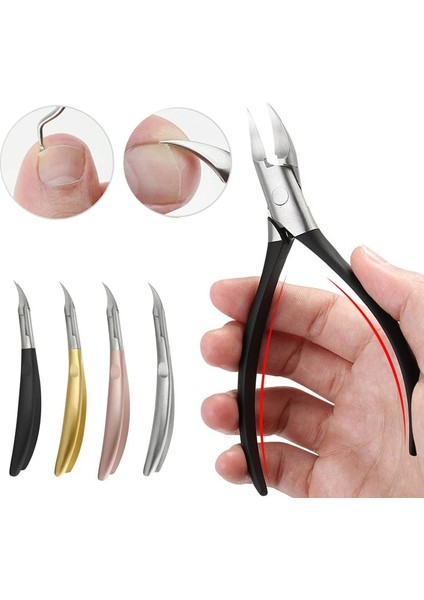 Silver-1pc Paslanmaz Geliştirilmiş Çelik Tırnak Makası Düzeltici Paronychia Batık Pedikür Bakımı Profesyonel Kesici Makası Araçları Ayak Ayak Tırnağı (Yurt Dışından) fırsatları