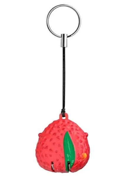 B Tırnak Makası Kompakt Boyut Katlanabilir Yaratıcı Şekil Paslanmaz Çelik Meyve Çilek Anahtarlık Tırnak Kesici Manikür Malzemeleri (Yurt Dışından)