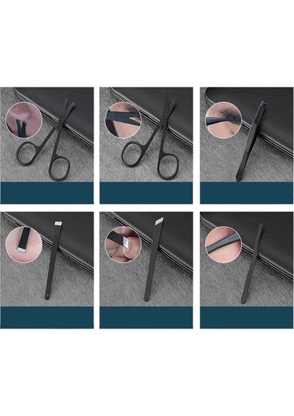 7 Adet Manikür Kesiciler Tırnak Makası Seti Ev Paslanmaz Çelik Kulak Kaşık Tırnak Makası Pedikür Tırnak Makası Aracı Tırnak Makası Seti (Yurt Dışından) indirimleri