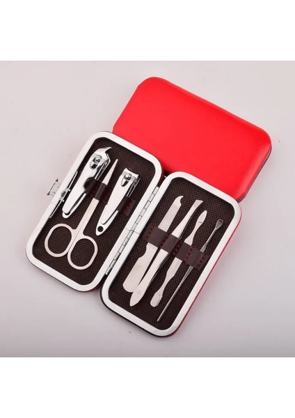 9 7 Parçalı Set Tırnak Makası Seti Paslanmaz Çelik Makaslar Pedikür Güzellik Manikür Uygulama Pedikür Tırnak Makası Aracı (Yurt Dışından)