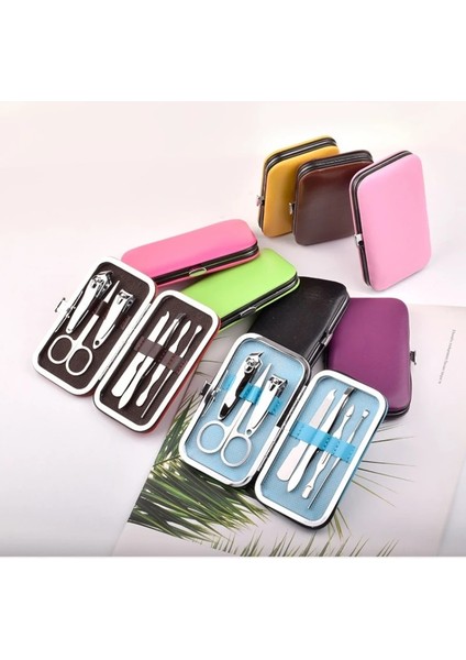 9 7 Parçalı Set Tırnak Makası Seti Paslanmaz Çelik Makaslar Pedikür Güzellik Manikür Uygulama Pedikür Tırnak Makası Aracı (Yurt Dışından) fiyatları