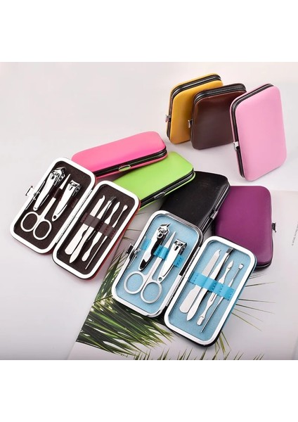 9 7 Parçalı Set Tırnak Makası Seti Paslanmaz Çelik Makaslar Pedikür Güzellik Manikür Uygulama Pedikür Tırnak Makası Aracı (Yurt Dışından) fırsatları