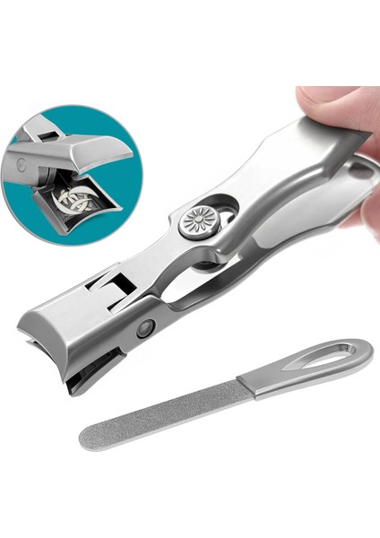 S-XK2P Sgnekoo Büyük Kalın Tırnak Makası Geniş Çene Açılış Anti-Sıçrama Ayak Tırnağı Kesici Giyotin Yetişkin Için Catcher Emniyet Kilidi Ile, Ciddi (Yurt Dışından) fiyatları