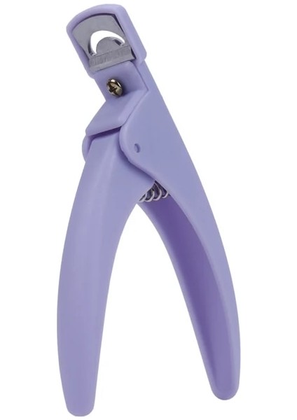 Mor 1 Adet U Şeklinde Fransız Yanlış Tırnak Makası Giyotin Tek Kelime Makas Manikür Araçları Tırnak Makası Kesici Tırnak Sanat Araçları (Yurt Dışından)