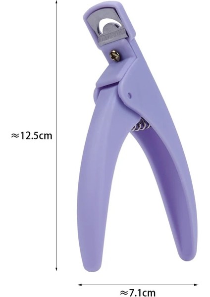 Mor 1 Adet U Şeklinde Fransız Yanlış Tırnak Makası Giyotin Tek Kelime Makas Manikür Araçları Tırnak Makası Kesici Tırnak Sanat Araçları (Yurt Dışından) modelleri