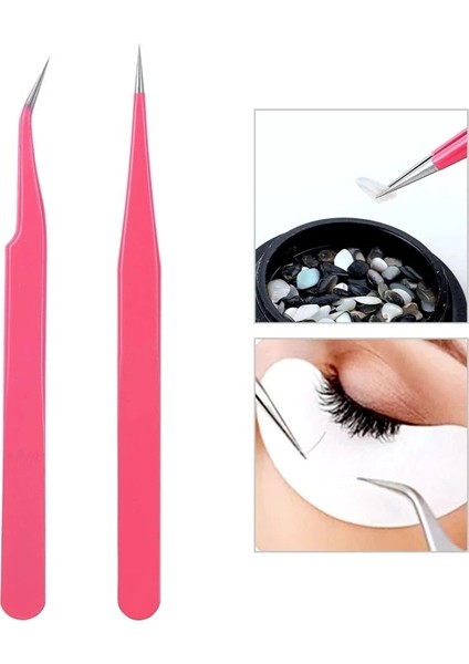 1 Adet Paslanmaz Çelik Kavisli Düz Siyah Cımbız Rhinestones Kanca Seçici Ölü Cilt Sökücü Makyaj Tırnak Sanat Araçları (Yurt Dışından) indirimleri