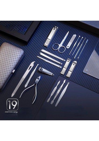 8 Adet-Siyah 8/9/11/12/16/19 Adet Tırnak Makası Seti Manikür Kesiciler Ev Paslanmaz Çelik Earpick Tırnak Makası Pedikür Tırnak Makası Aracı (Yurt Dışından) indirimleri