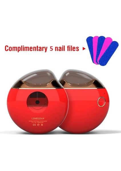 Kırmızı Yeni Elektrikli Çivi Makası Tam Otomatik Tırnak Makası Hızlı Anti Sıçrama Anti Tutam Araçları Tırnak Bileyici (Yurt Dışından)