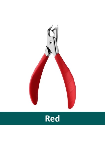 Kırmızı Yeni Tırnak Makası Ayak Tırnağı Kesiciler Pedikür Manikür Araçları Anti-Splash Batık Paronişi Profesyonel Düzeltme Aracı Setleri (Yurt Dışından)