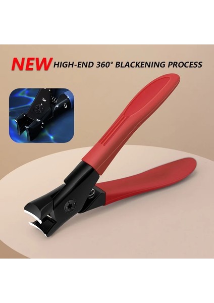 Kırmızı B Yeni Anti-Sıçrama Tırnak Makası Kalın Sert Tırnak Özel Tırnak Makası Tek Tırnak Makası Büyük Boy Ev Tırnak Makası (Yurt Dışından) modelleri