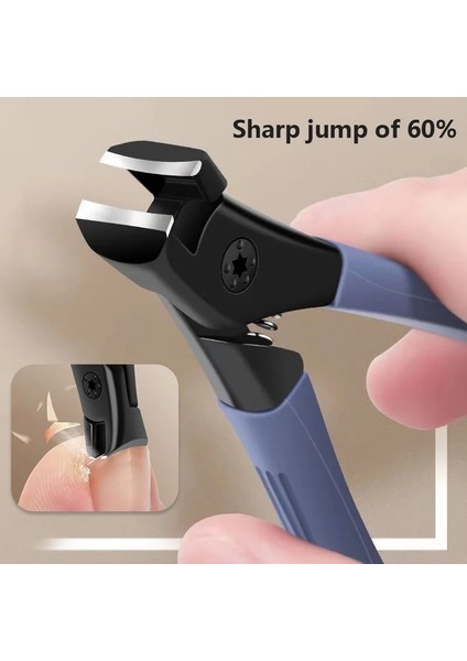 Kırmızı B Yeni Anti-Sıçrama Tırnak Makası Kalın Sert Tırnak Özel Tırnak Makası Tek Tırnak Makası Büyük Boy Ev Tırnak Makası (Yurt Dışından) indirimleri