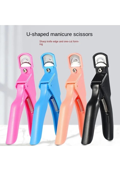 Mor 1 Adet Lüks Paslanmaz Çelik Kafa Tırnak Makası Akrilik Jel Fransız Yanlış Nail Ipuçları Kesici Clipper Kız Tırnak Bakımı Araçları (Yurt Dışından) modelleri