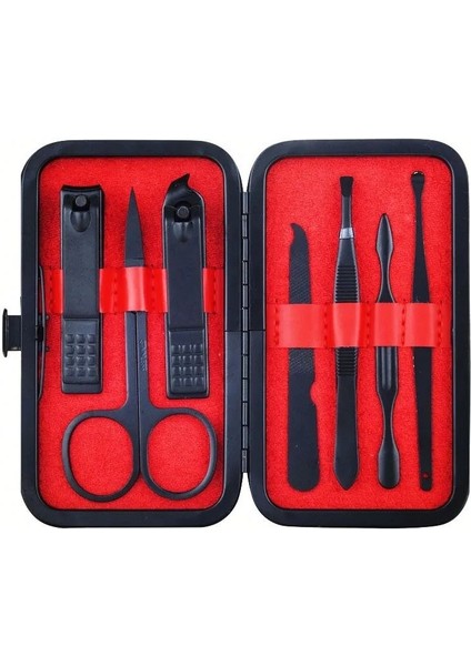 7 Parçalı Set 7 Adet Profesyonel Tırnak Kesici Pedikür Makas Seti Paslanmaz Çelik Kartal Kanca Taşınabilir Manikür Tırnak Makası Aracı Set (Yurt Dışından) fiyatları