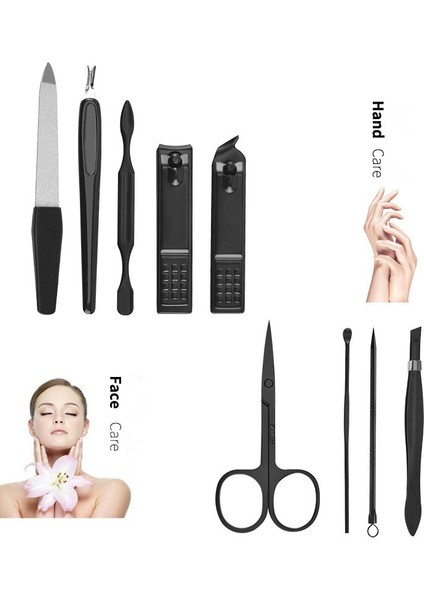 7pcs-Red 7 Adet Tırnak Makası Seti Paslanmaz Çelik Çok Fonksiyonlu Günlük Ayak El Bakımı Aletler Seti Profesyonel Makas Cımbız Kulak Temizleme Çubuğu (Yurt Dışından) indirimleri