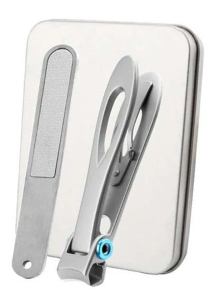 Dosya ile Gümüş 3 Adet/takım Tırnak Makası Paslanmaz Çelik Tırnak Kesici Ayak Tırnağı Tırnak Törpüsü Manikür Düzeltici Ayak Tırnağı Makası ile Kalın Çiviler Için Kutu (Yurt Dışından)