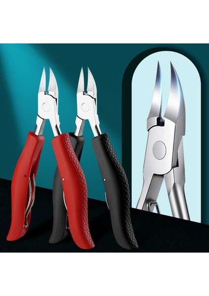 Siyah Tırnak Makası Batık Ayak Tırnağı Ayak Bakımı Düzeltme Pense Tırnak Eti Kesiciler Kesim Paronişi Pedikür Manikür El Ayak Bakımı Aracı (Yurt Dışından) fiyatları