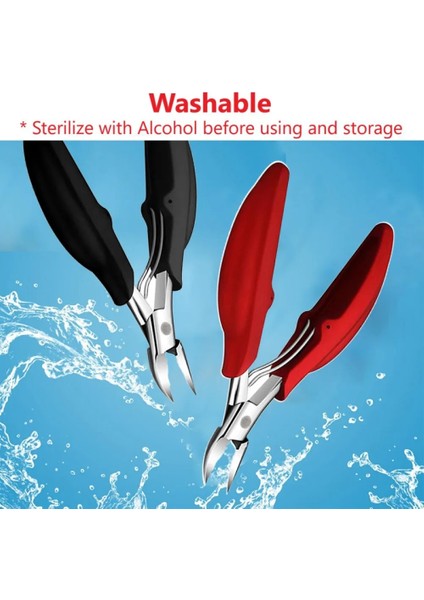 Siyah 02 Paslanmaz Çelik Tırnak Tırnak Makası Kartal Gaga Pense Manikür Pedikür Makas Tırnak Makası Ölü Cilt Sökücü Tırnak Bakımı Aracı (Yurt Dışından) modelleri