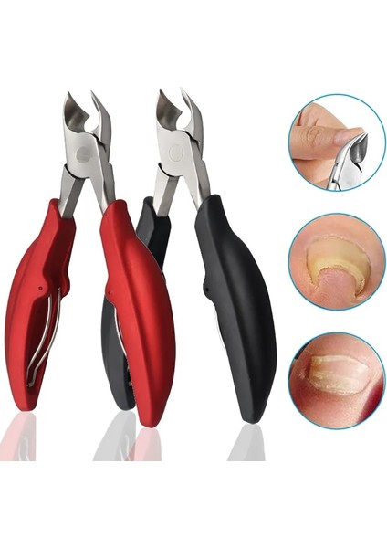 Siyah 02 Paslanmaz Çelik Tırnak Tırnak Makası Kartal Gaga Pense Manikür Pedikür Makas Tırnak Makası Ölü Cilt Sökücü Tırnak Bakımı Aracı (Yurt Dışından) fırsatları