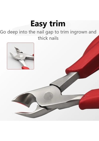 Siyah 02 Paslanmaz Çelik Tırnak Tırnak Makası Kartal Gaga Pense Manikür Pedikür Makas Tırnak Makası Ölü Cilt Sökücü Tırnak Bakımı Aracı (Yurt Dışından) indirimleri