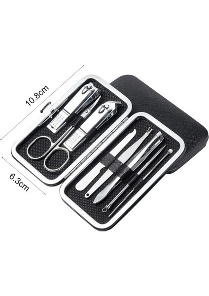 E 1 Takım Profesyonel Manikür Kesiciler Kompakt Paslanmaz Çelik Rahat Kılıf Manikür Seti Pedikür Malzemeleri (Yurt Dışından) fiyatları