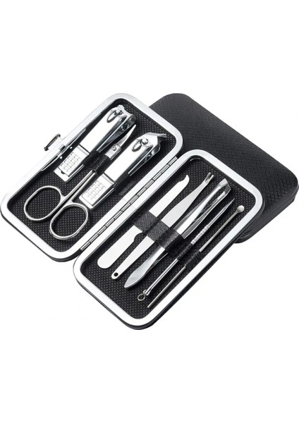 E 1 Takım Profesyonel Manikür Kesiciler Kompakt Paslanmaz Çelik Rahat Kılıf Manikür Seti Pedikür Malzemeleri (Yurt Dışından) modelleri
