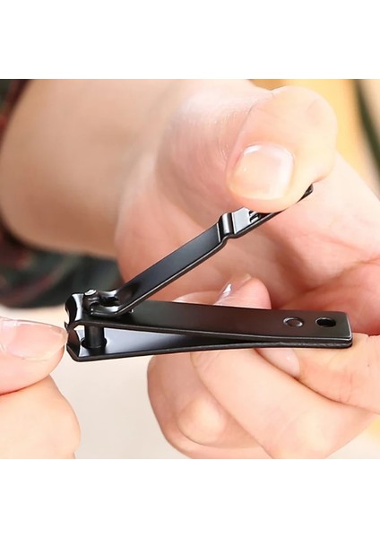 1 Adet Siyah Paslanmaz Çelik Tırnak Makası Tırnak Kesme Makinesi Profesyonel Tırnak Giyotin Yüksek Kaliteli Ayak Tırnak Makası Tırnak Aracı (Yurt Dışından) fiyatları